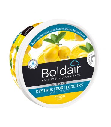Gel destructeur d'odeur citron 300g Boldair