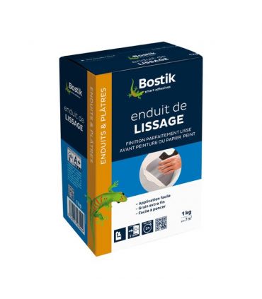 Enduit lissage poudre 1kg Bostik