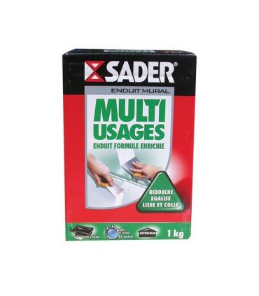 Enduit multiusage poudre 1kg Sader Enduit multiusage poudre 1kg Sader