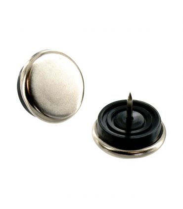 Patin à clouer métal Ø17 x4