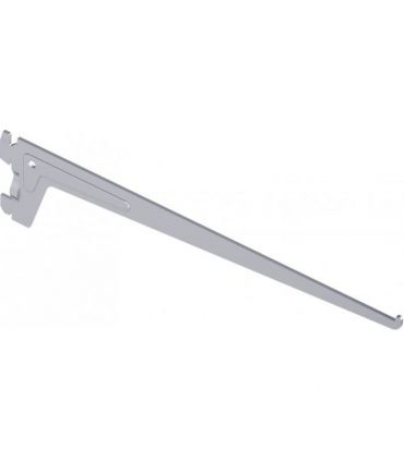 Console simple acier laqué époxy blanc 350mm