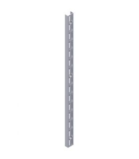 Crémaillère double acier laqué blanc pas de 32mm hauteur 206cm