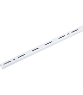 Crémaillère simple acier laqué blanc hauteur 150cm