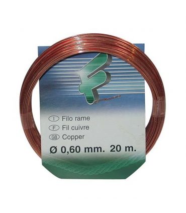Fil cuivre ø0.6 bobine de 20m Hobbyfil