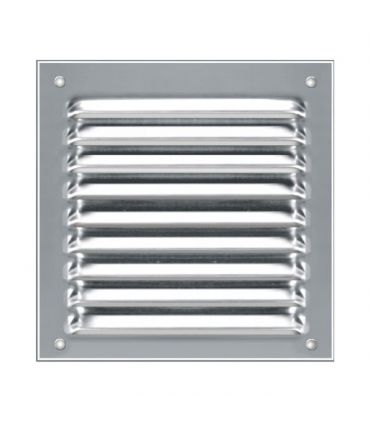 Grille aluminium avec moustiquaire150x150mm Grille aluminium avec moustiquaire150x150mm