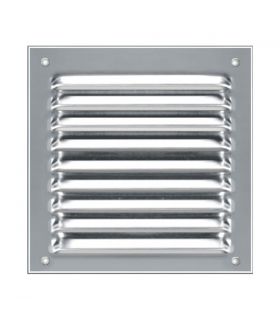 Grille aluminium avec moustiquaire 150x300mm