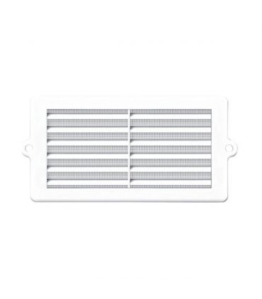 Grille plastique rectangulaire avec moustiquaire 130x61cm 50 cm²