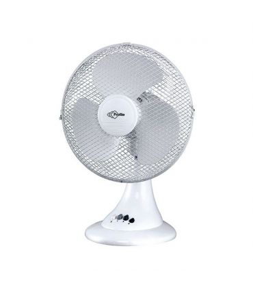 Ventilateur 30cm 3 vitesses 45w blanc