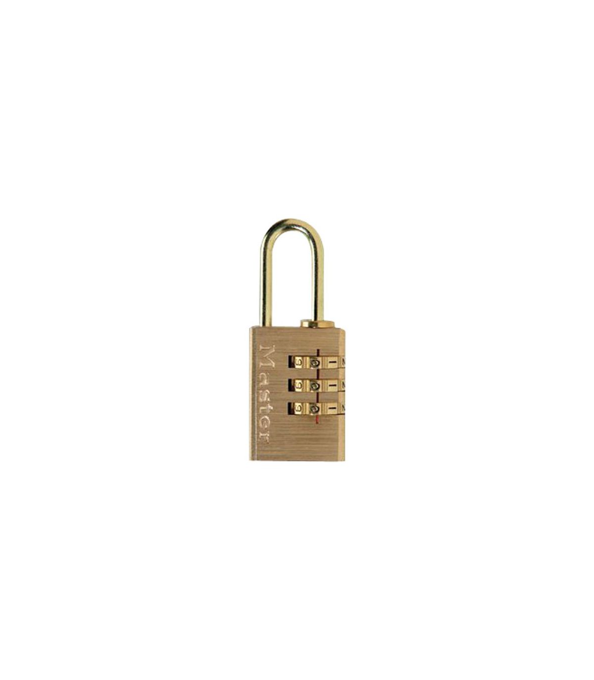 Cadenas 3 chiffre aluminium laiton 20mm Master Lock