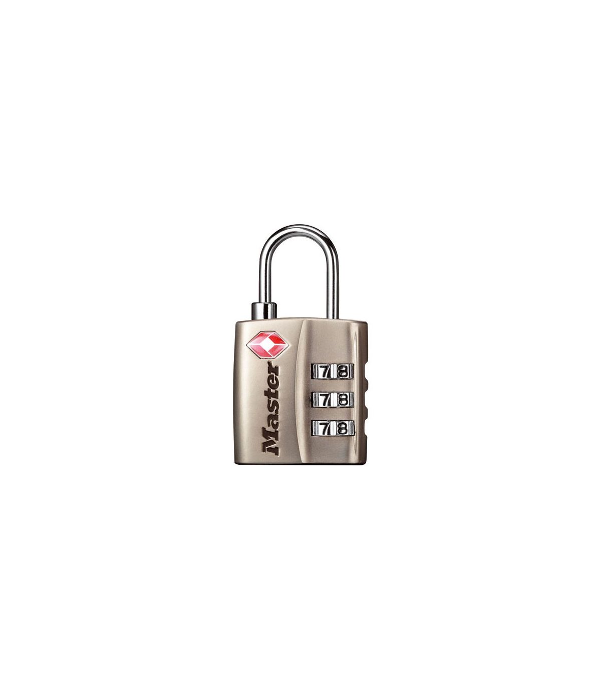 Cadenas 3 chiffres 30mm nickelé Master Lock