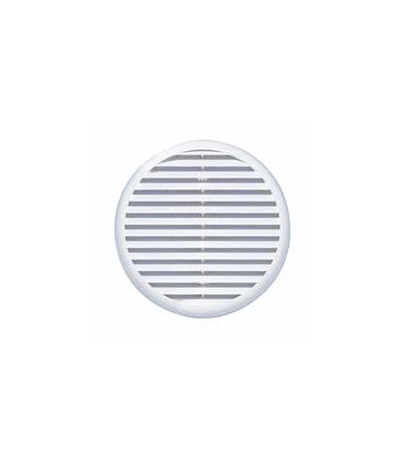 Grille ventilation ronde autoajustable+moustiquaire Ø175mm