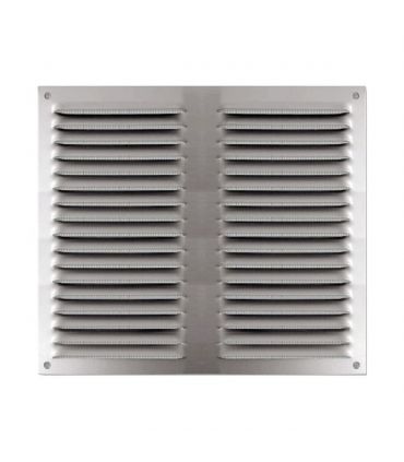 Grille aluminium avec moustiquaire  200x200mm Grille aluminium avec moustiquaire  200x200mm