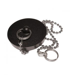 Bouchon chainette noir  Ø40mm