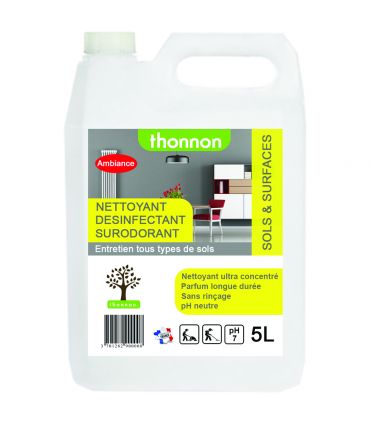 Détergent Désinfectant Surodorant 5L THONNON AMBIANCE