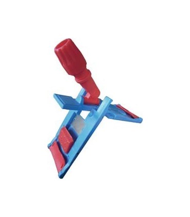 Support pliable de lavage à plat à languettes avec fermeture clips