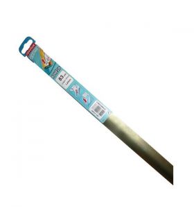 Barre seuil adhesive acier laiton 30 x 83 cm