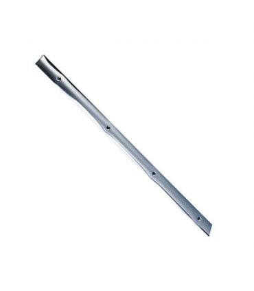 Barre seuil perce acier laiton 30 x 83 cm