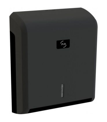 Distributeur d'essuie mains CLEANLINE Zig zag JVD Noir Mat 