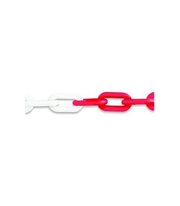 Chaine signalisation blanc rouge Ø8mm