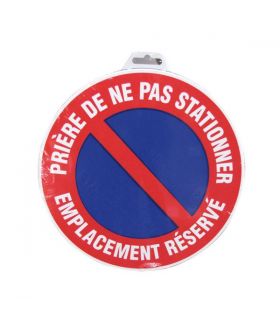Disque de signalisation défense de stationer emplac.reserve