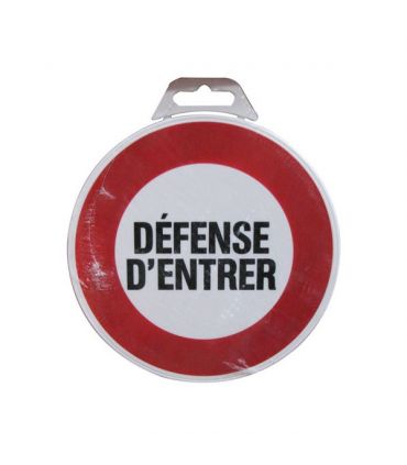 Disque de signalisation défense d'entrer Ø180mm