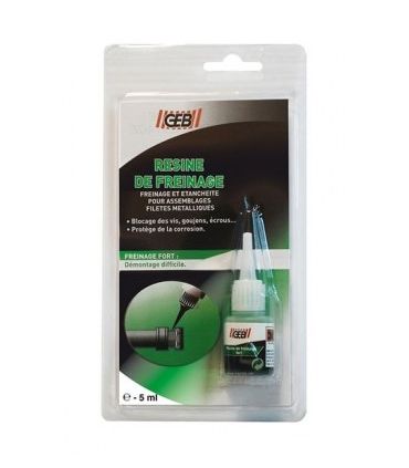 Résine de freinage fort (bloc vis) 5ml