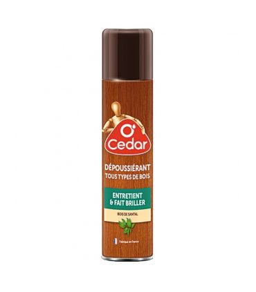 O'cedar aerosol depoussierant tous types de bois