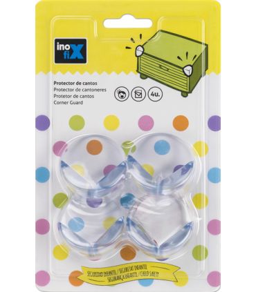 Protection de coin adhésif transparent x4