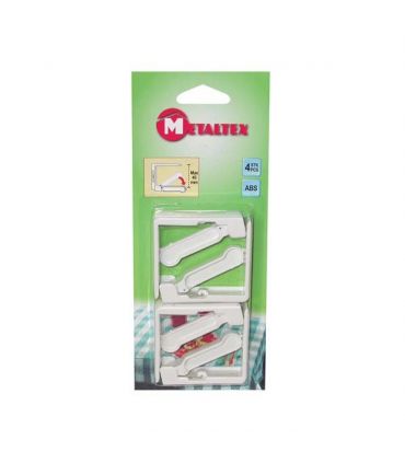 Pince nappe plastique x4