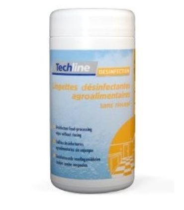 Lingettes désinfectantes milieux alimentaire