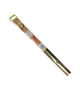 Barre seuil perce acier laiton 30 x 83 cm