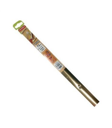 Barre seuil perce acier laiton 30 x 83 cm