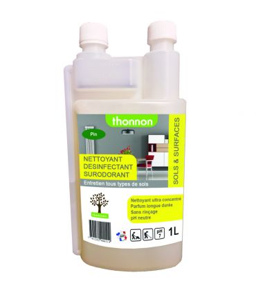Détergent Désinfectant Surodorant 1L THONNON PIN Détergent Désinfectant Surodorant 1L THONNON PIN