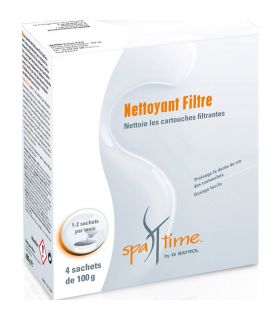 Nettoyant filtre spa Bayrol spatime 100gr x4