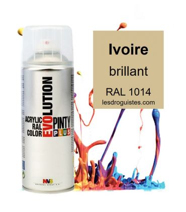 Pinty bombe 400ml creme ral 1014 bri.618 Pinty bombe 400ml creme ral 1014 bri.618