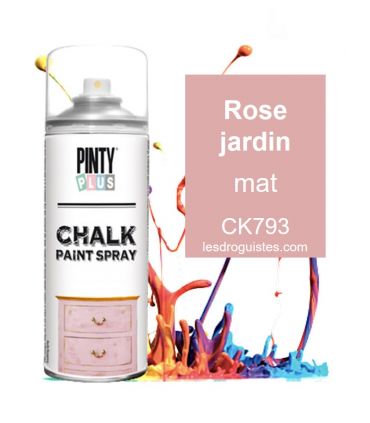 Pinty plus bombe craie 400ml rose mat
