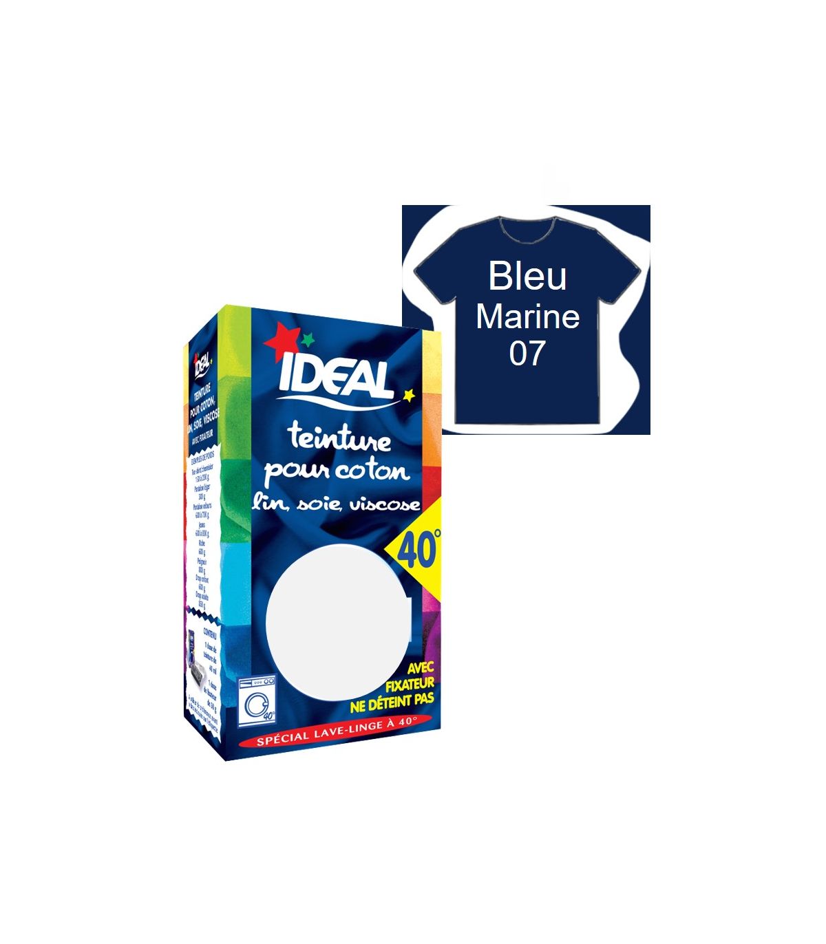 Teinture liquide IDÉAL 40ml bleu marine 07