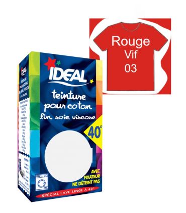 Teinture liquide IDÉAL 40ml rouge vif