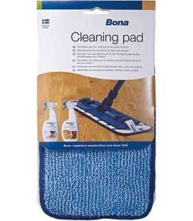 Pad nettoyant microfibre bleu