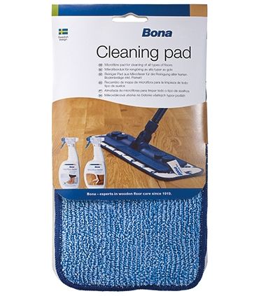 Pad nettoyant microfibre bleu