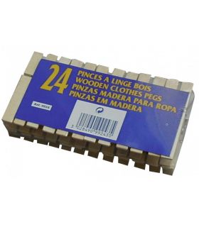 Pince à liinge bois sachet 24