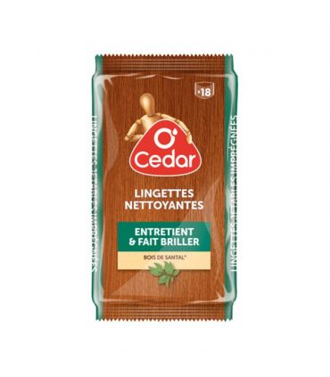 Lingette dep.o cedar bois santal x18 Lingette dep.o cedar bois santal x18