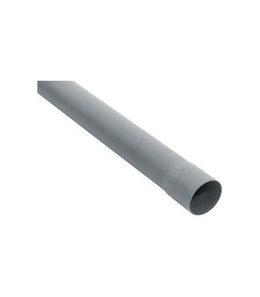 Tube pvc évacuation m1 Ø40 2ml gris