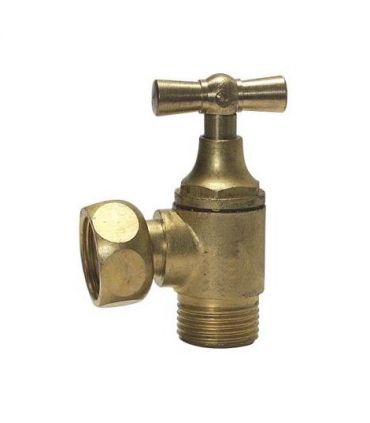 Robinet chasse 12x17 brut équerre