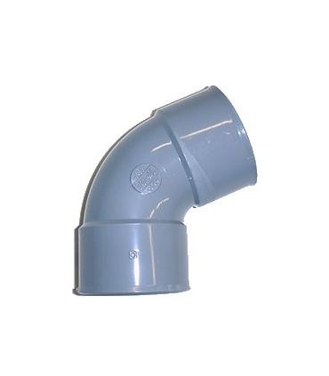 Coude pvc femelle/femelle Ø40 angle 67°