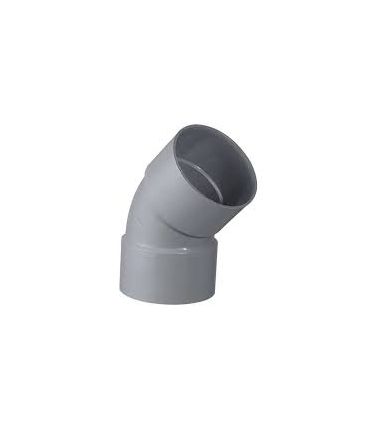 Coude pvc femelle/femelle Ø40 angle 45°