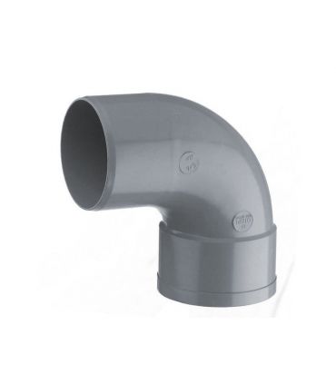Coude pvc mâle/femelle Ø32 angle 87°
