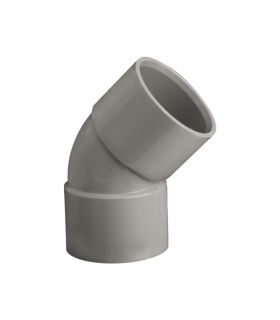 Coude pvc femelle/femelle Ø32 angle 45°