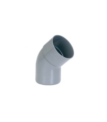 Coude pvc mâle/femelle Ø40 angle 45°