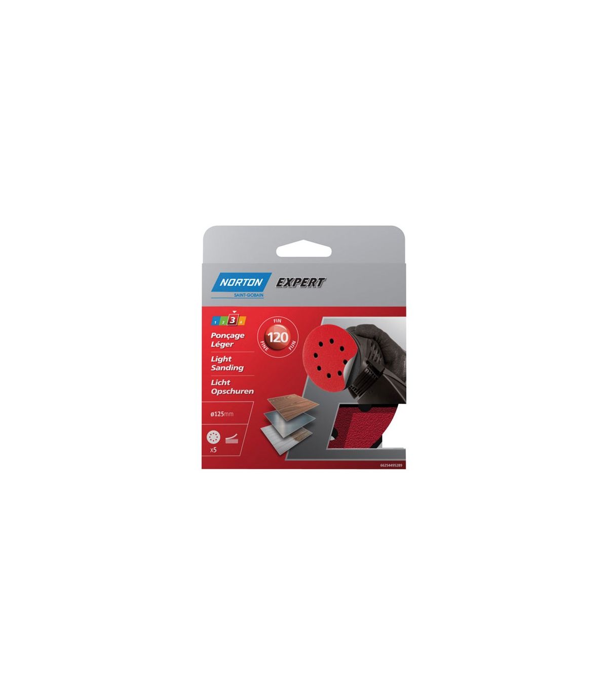 Disque 125mm auto agripant grain 120 x5